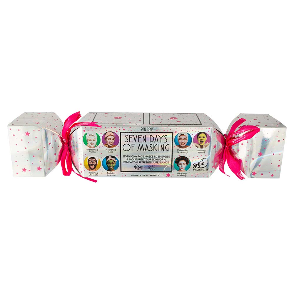 Skin Treats Seven Days of Masking Christmas Cracker Gift Set