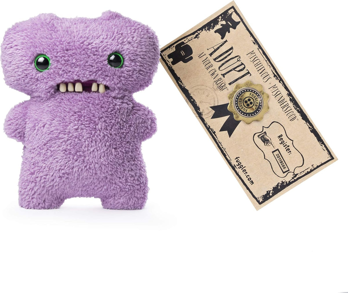Fuggler Funny Ugly Monster Plush Toy, Lilac, 22cm